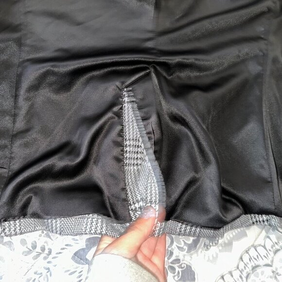 Torrid Gray Black Plaid Blazer Size 3 - Picture 11 of 15